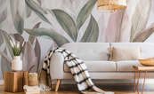 Grosse-blatter-in-pastelltonen-fur-salon-leinwandbilder-demur
